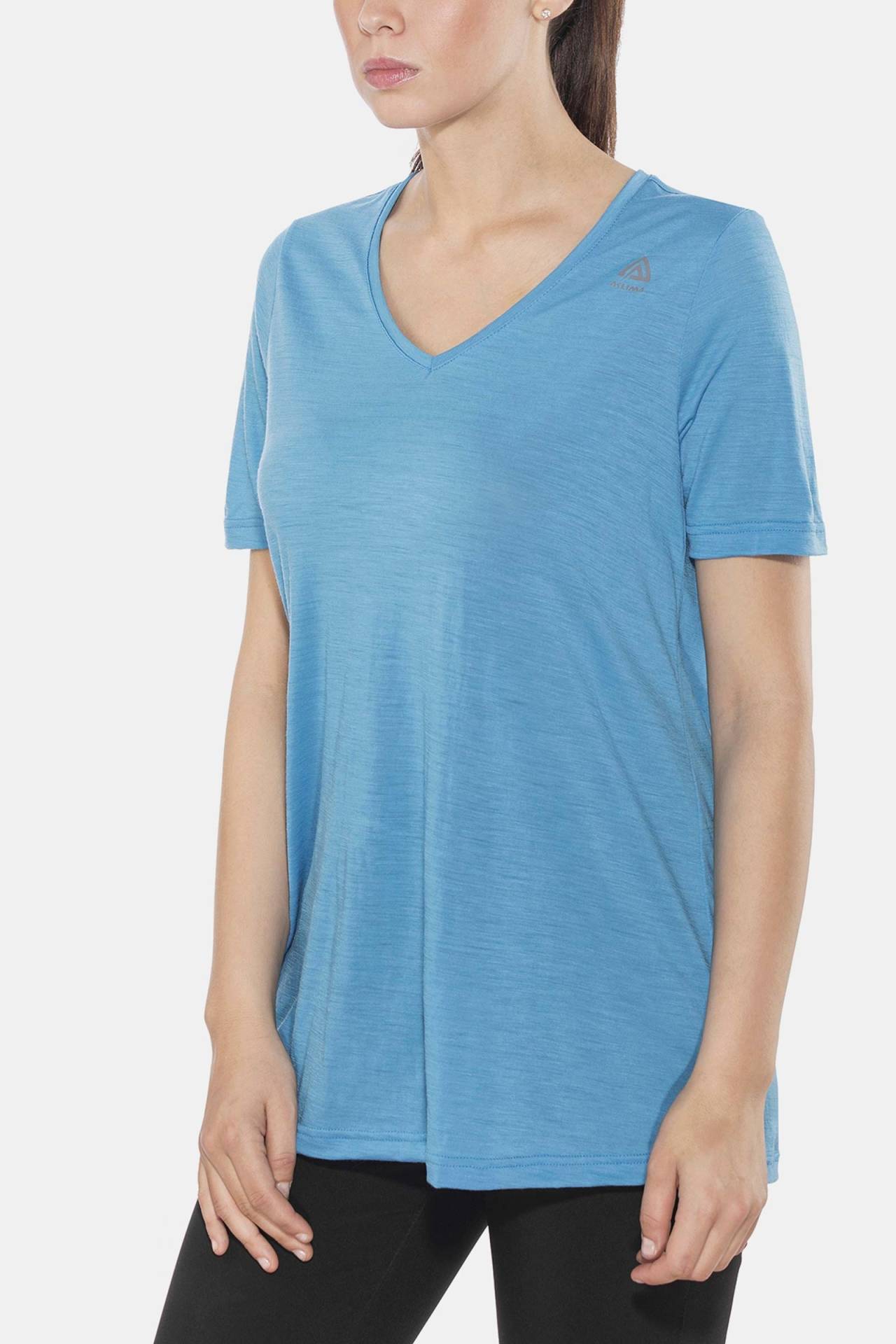 Test av Aclima LightWool T shirt loose fit W (dame) | Test T skjorte tynn ull dame, light blue i 2020 | T skjorte